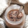 Frullato per colazione con cioccolata calda Hot Chocolate Smoothie